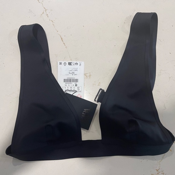 Zara black triangle bra - Picture 4 of 4